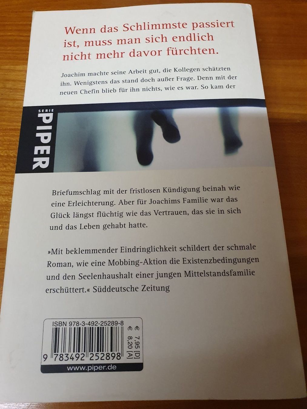 Bücher: Mobbing von Annette Pehnt – Gebraucht aus Oberdorf BL von BaldenEagle 1
