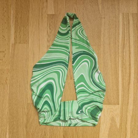Top halter Gr. XS top grün 70s style