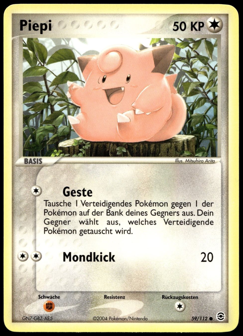 Pokémon Carte collezionabili: Piepi 59/112 Pokémon EX Fire Red & Green Leaf – Usato da Uster venduto da Madame_Cards