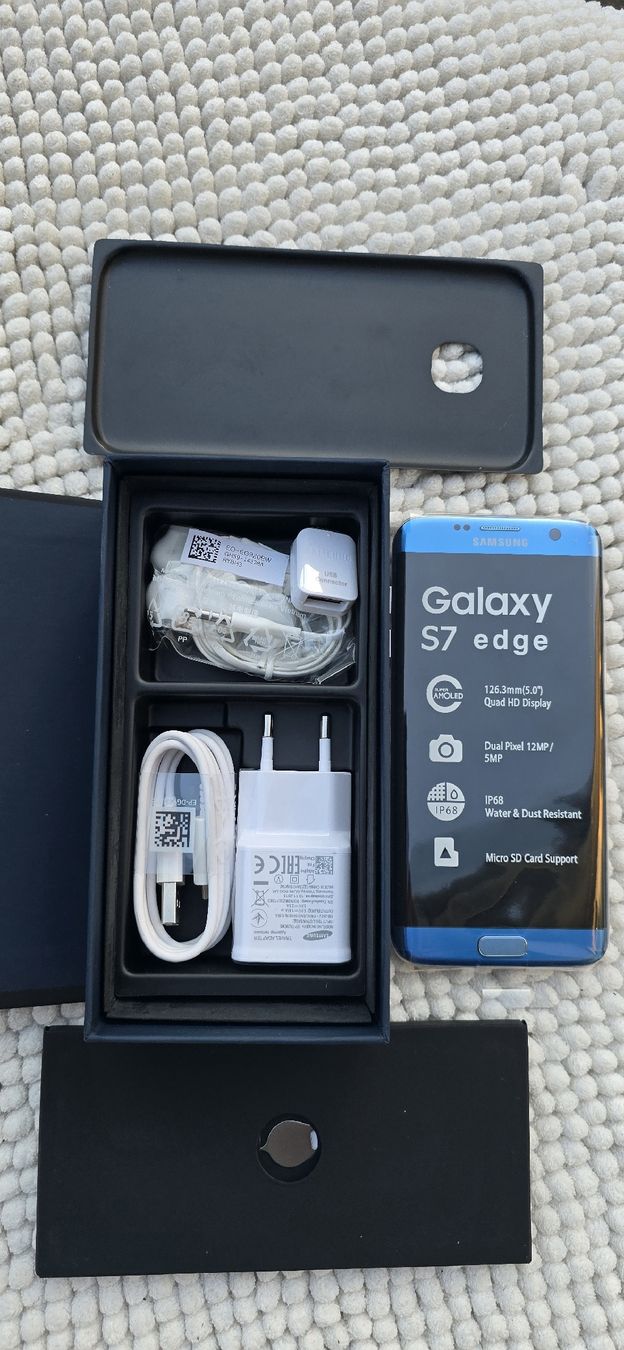 Samsung Telefoni cellulari / Smartphones: Neues ungebrauchtes Samsung Galaxy S7 edge – Nuovo e nell'imballaggio originale da Lachen SZ venduto da Conway 1