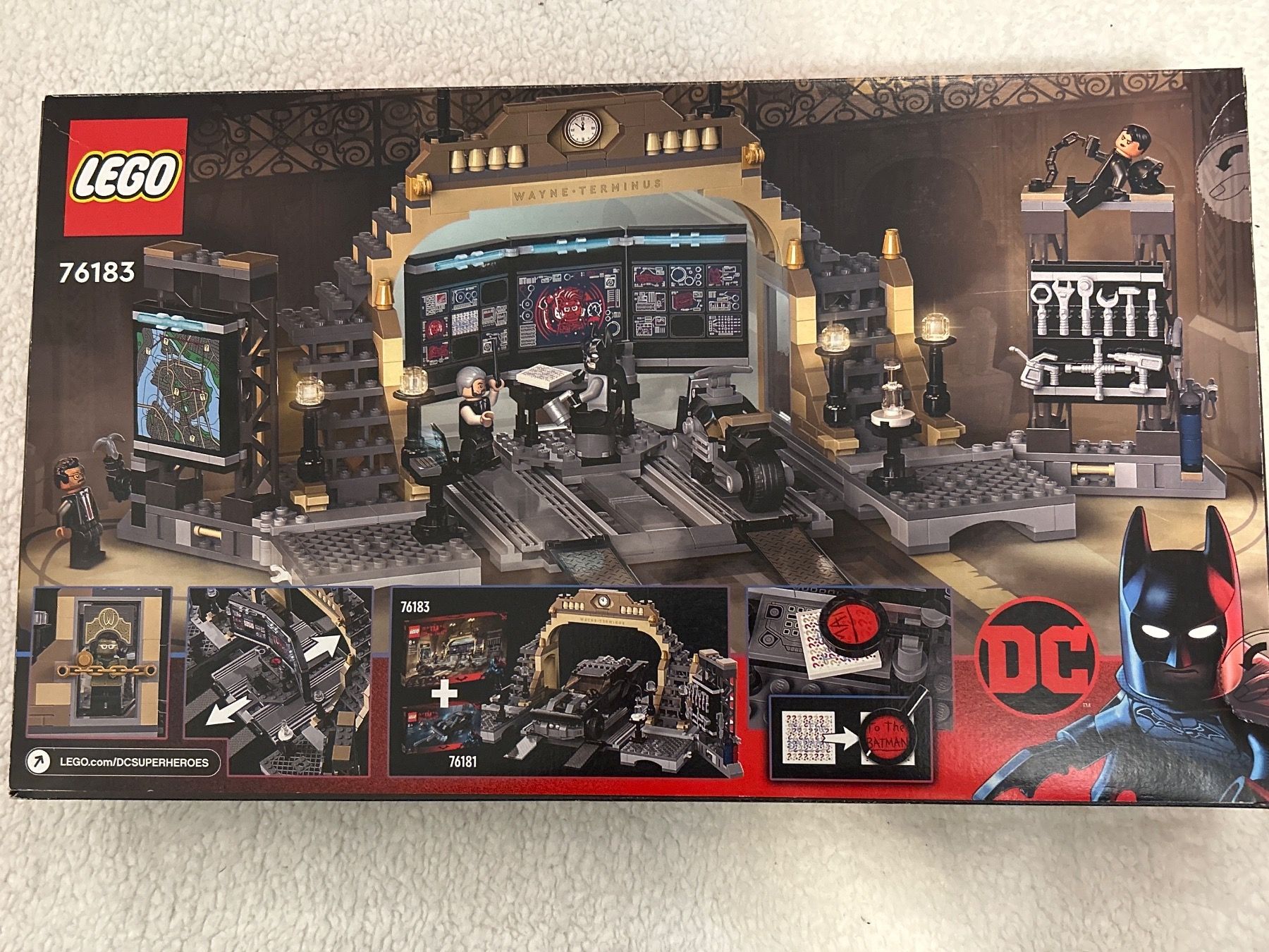 Lego Giocattoli: LEGO DC Batman 76183 Bathöhle :Duell mit Riddler – Nuovo e nell'imballaggio originale da Obfelden venduto da Samba999 1