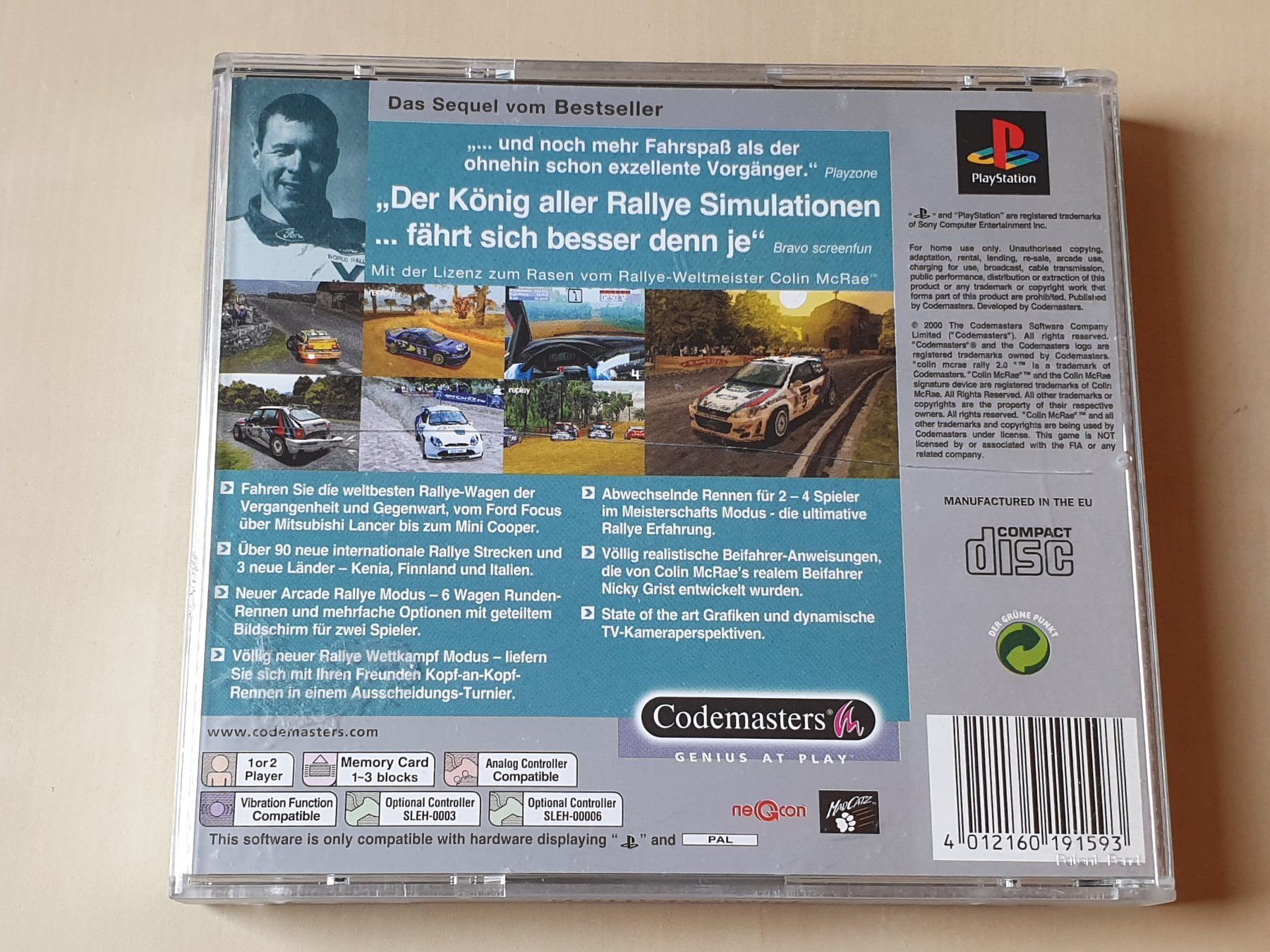 Sony Giochi: Colin McRae Rally 2.0 – Usato da Stansstad venduto da collectorsshop 1