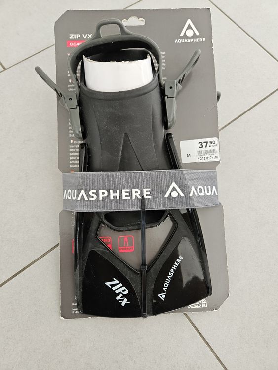Aquasphere Zip VX Fins Blue / Black Scuba Diving Buy and Sales in