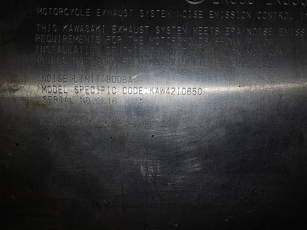 Sistemi di scarico: Kawasaki Auspuff – Usato da Alpnach Dorf venduto da Emiel123 1