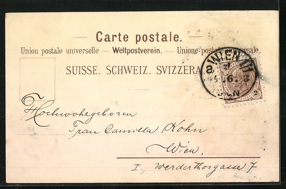 Cartoline postali: Litho Interlaken, Kursaal Interlaken nac – Usato da Berlin venduto da bartko-reher 1