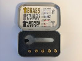 E3D V6 Düsen Fun Pack 1.75 mm – 5 Messingdüsen – ohne 0.25 m