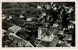BÄRETSWIL 150m ZH Fliegerpostkarte um 1920!