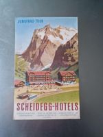 Vintage Jungfrau-Tour Prospekt Scheidegg Hotels,