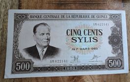 Josip Broz TITO - Guinea 500 Sylis 