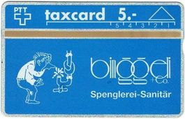 Taxcard K-91/122B 112L_12273, Binggeli, 5 Fr. 500 Ex ungebr.