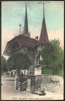 Burgdorf, altes Haus am Kirchbühl, gelaufen 1909