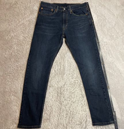 Levi’s 512 Jeans W34 L32 dunkelblau Top Zustand