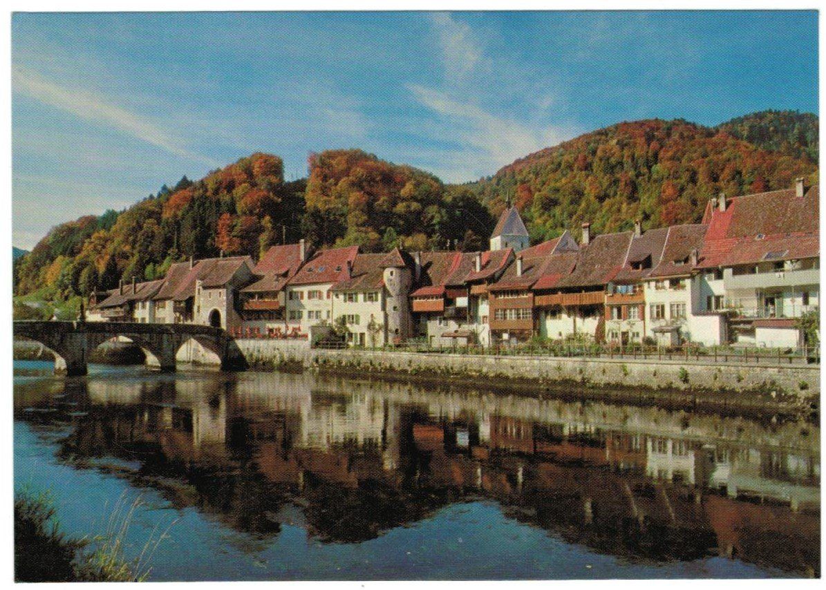Ansichtskarten: AK Saint-Ursanne - Le Doubs – Gebraucht aus Zürich von Tolima194
