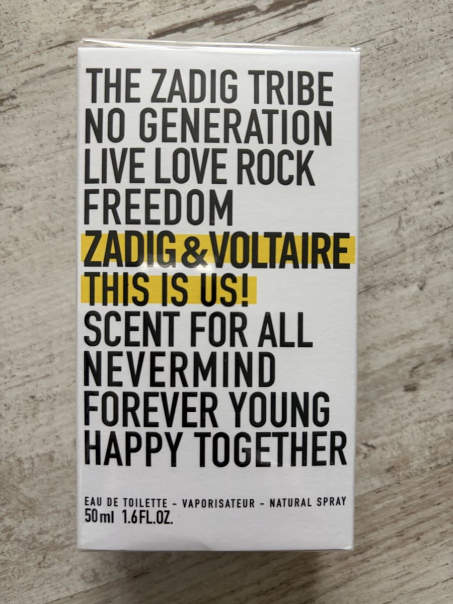 Zadig & Voltaire Profumi & Eau de Toilette: Zadic Voltaire This is us! – Nuovo e nell'imballaggio originale da Basadingen venduto da seeyouinhell72