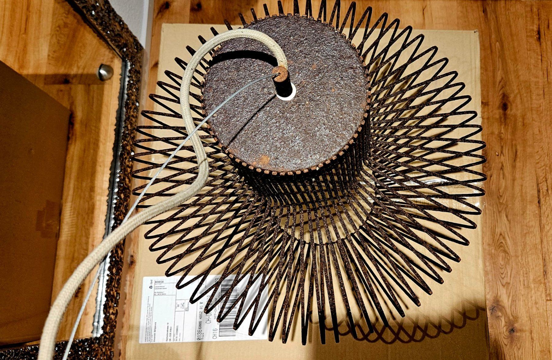 Interio Lampadari & plafoniere: LOFT Hängeleuchte E27, Metall rost – Usato da Arbon venduto da my_shopping 6