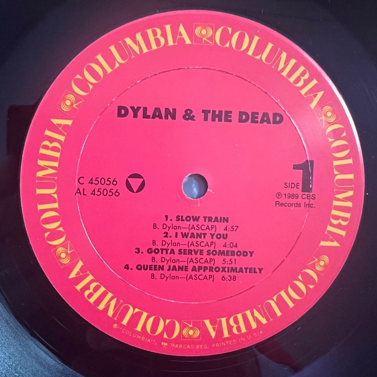 Schallplatten: Boby Dylan & The Dead - Same / 1. US-Press. 1989 - TOP – Gebraucht aus Gais von soundcave57 3