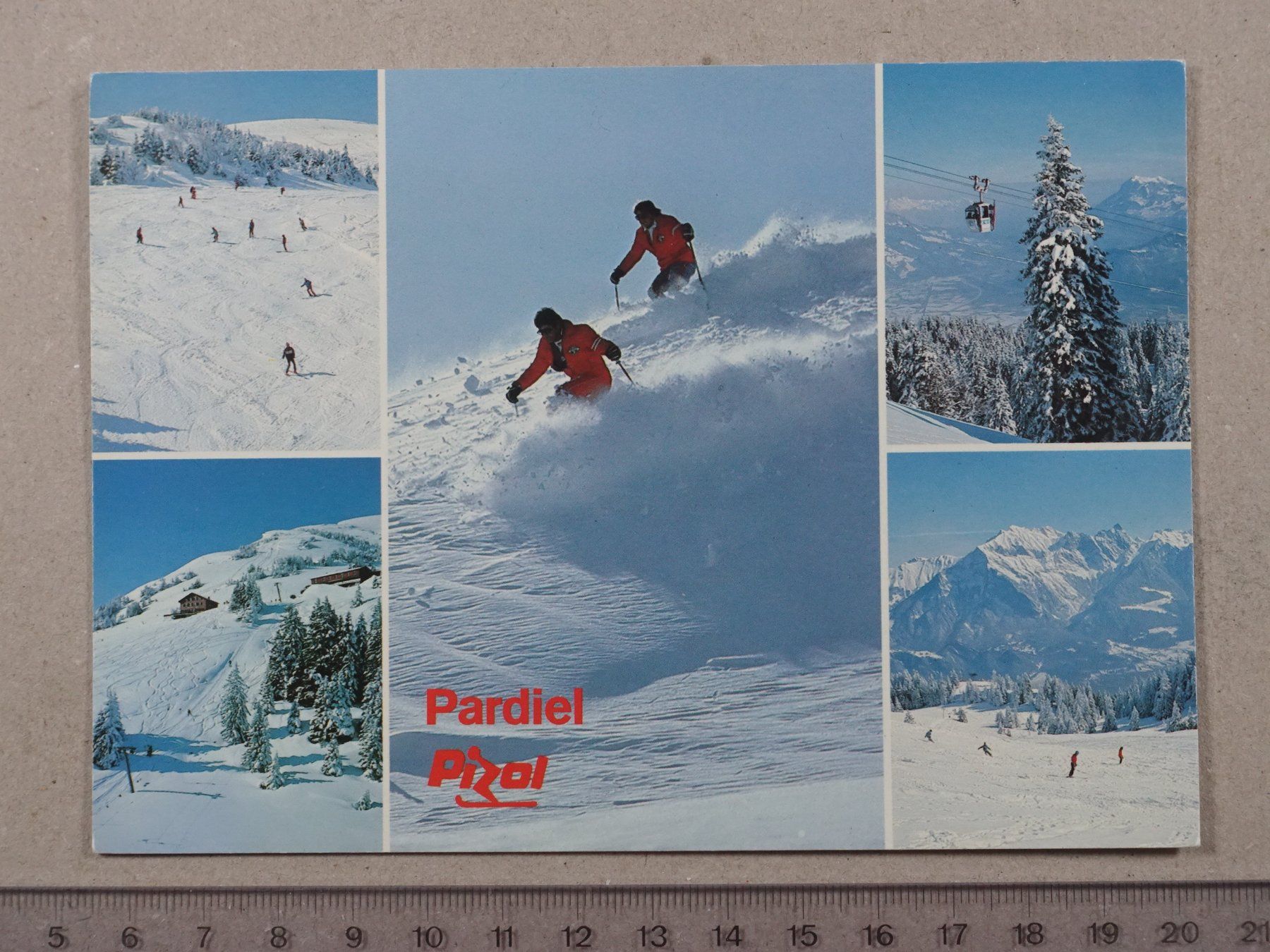 Cartes postales: Pardil Pizol, Ski – D'occasion à Lenzburg par fh1
