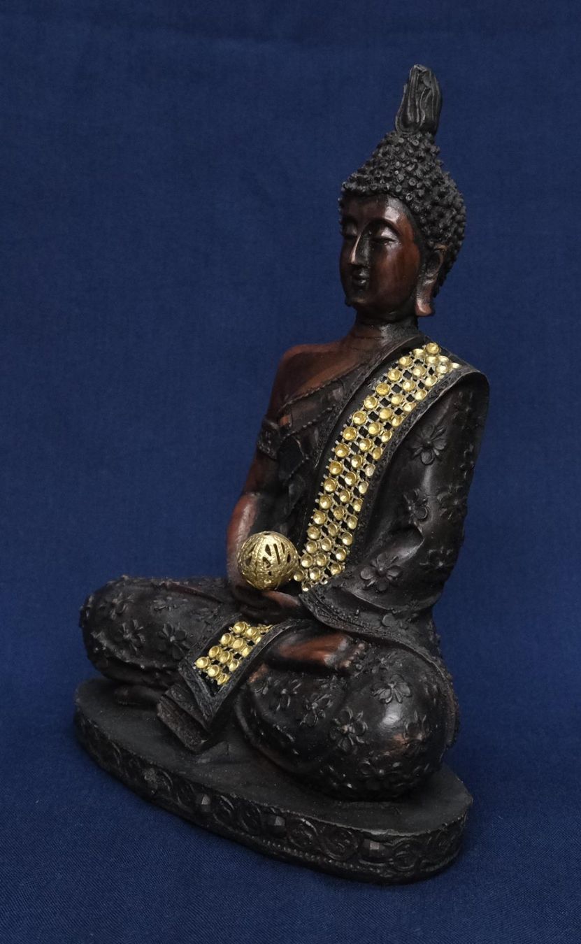 Sculture & Statue: Buddha in Meditation, filigran verziert – Nuovo (secondo la descrizione) da Zürich venduto da Masala-Oase 3