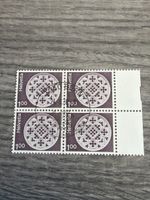 Briefmarken Helvetia 100 Rappen 4er Block gestempelt