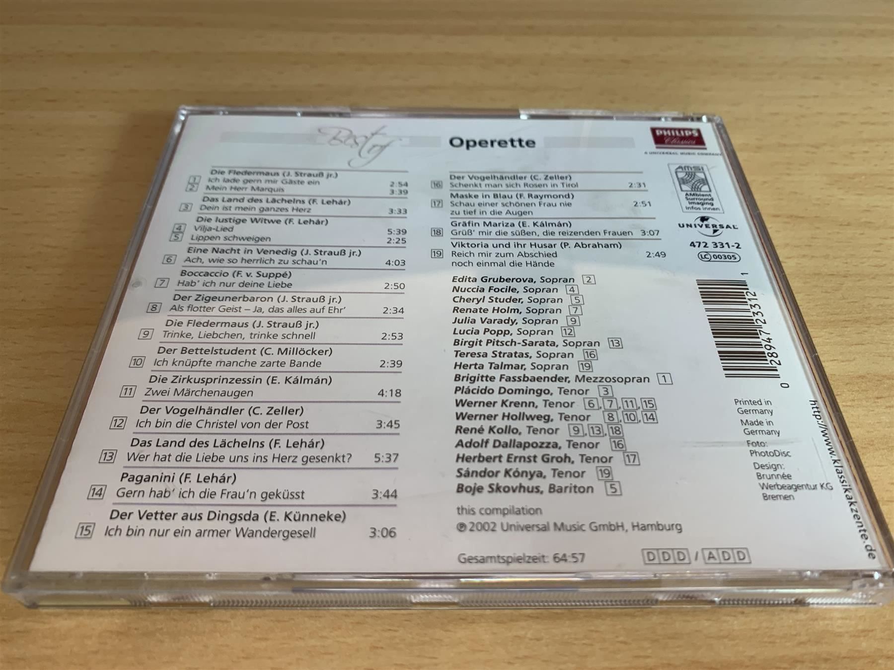 CD: Best of Operette – Usato da Rikon im Tösstal venduto da Alpenmutz 1