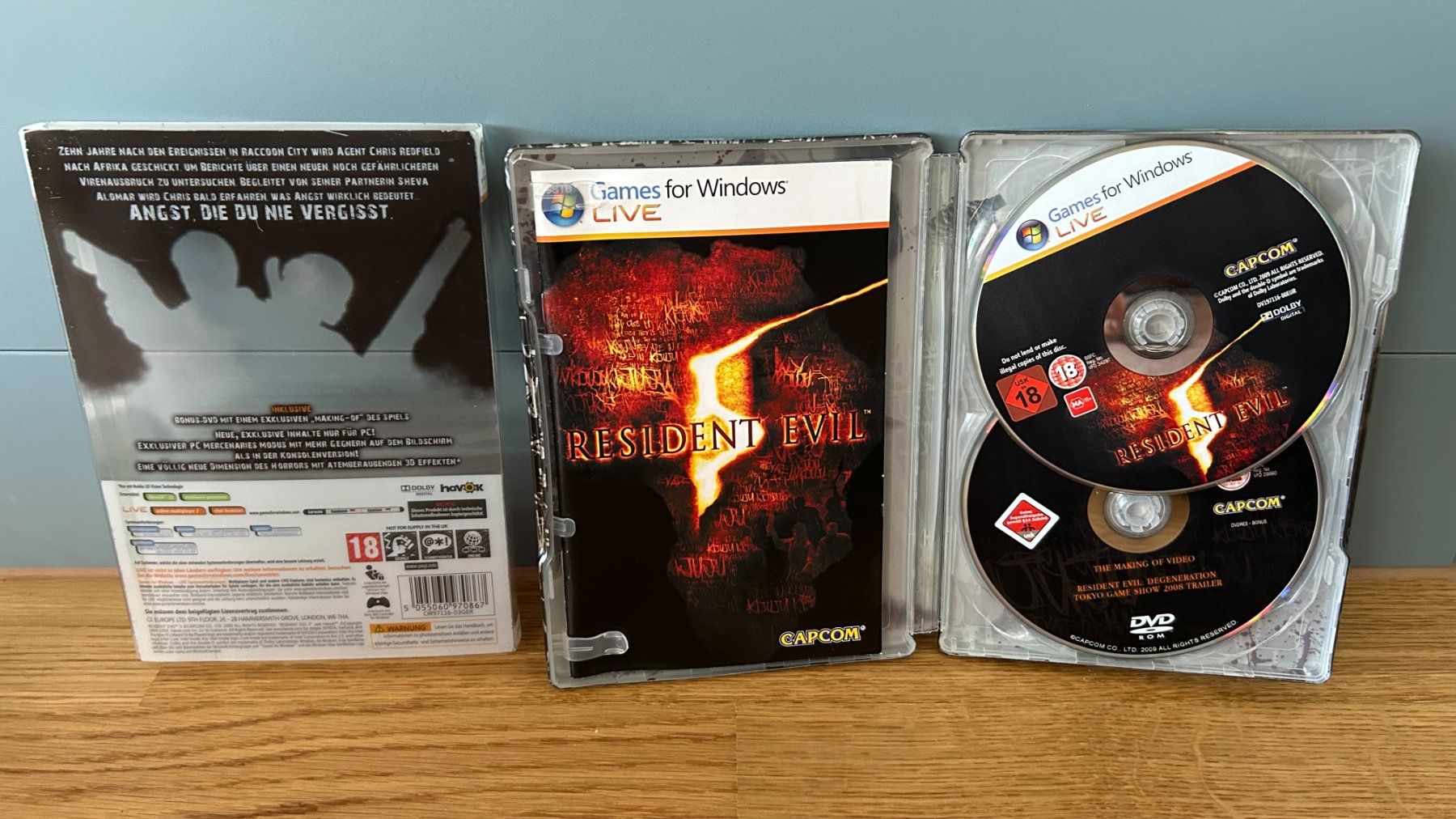 Giochi: Resident Evil 5 Steelbook PC + Bonus DVD – Usato da Liebefeld venduto da Eaglewings5 1