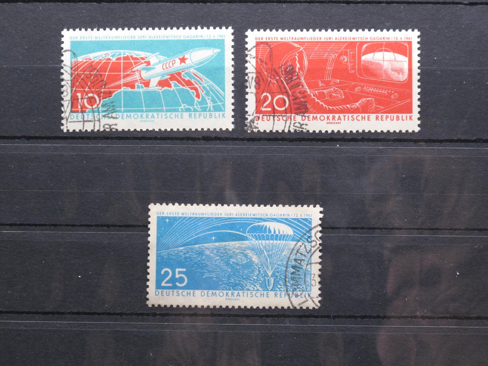 Tutti i francobolli: DDR 1961 Weltraumflug  gest – Usato da Wil SG venduto da fva01