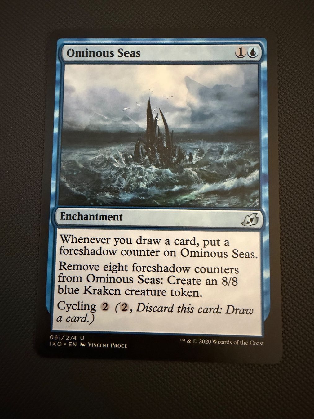 Magic The Gathering Carte collezionabili: Ominous Seas – Usato da Ulisbach venduto da joelsj