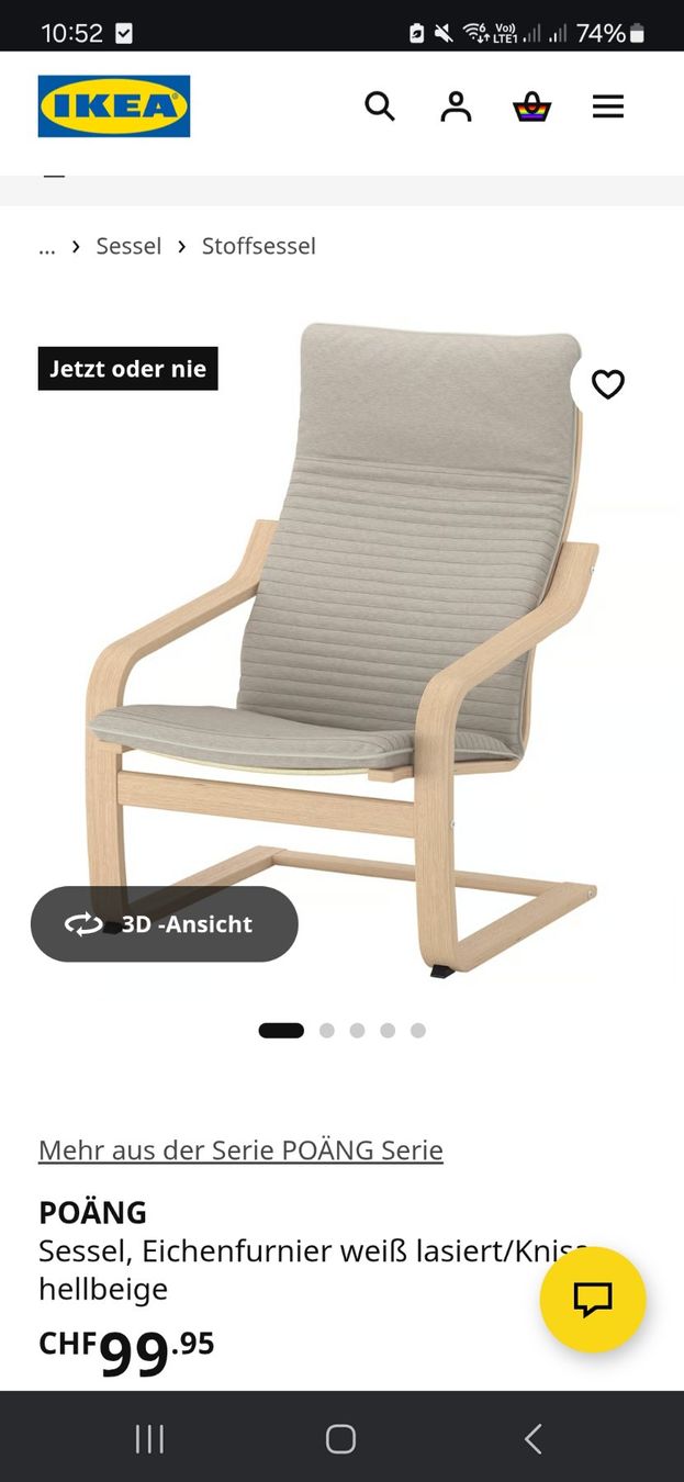 Ikea Poltrone: Sessel – Nuovo (secondo la descrizione) da Dietikon venduto da zoe_56m7 2
