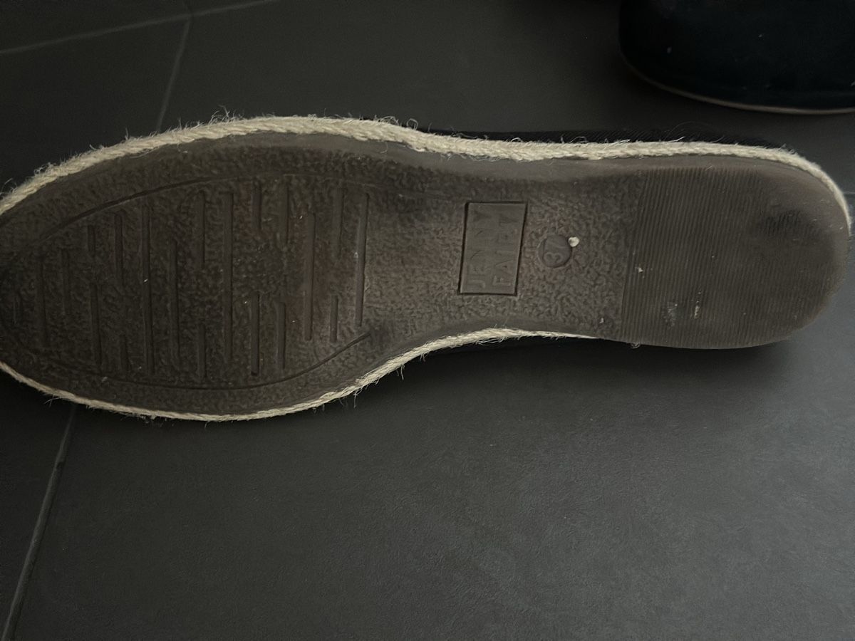 Scarpe da donna: Espadrilles Streifenmuster Schwarz Weiss Grösse 37 – Usato da Bern venduto da Stefanieaebi 2