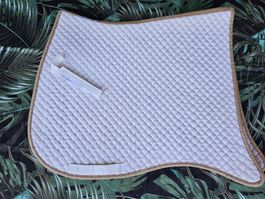 Schabracke Dressur, weiss, toller Schnitt