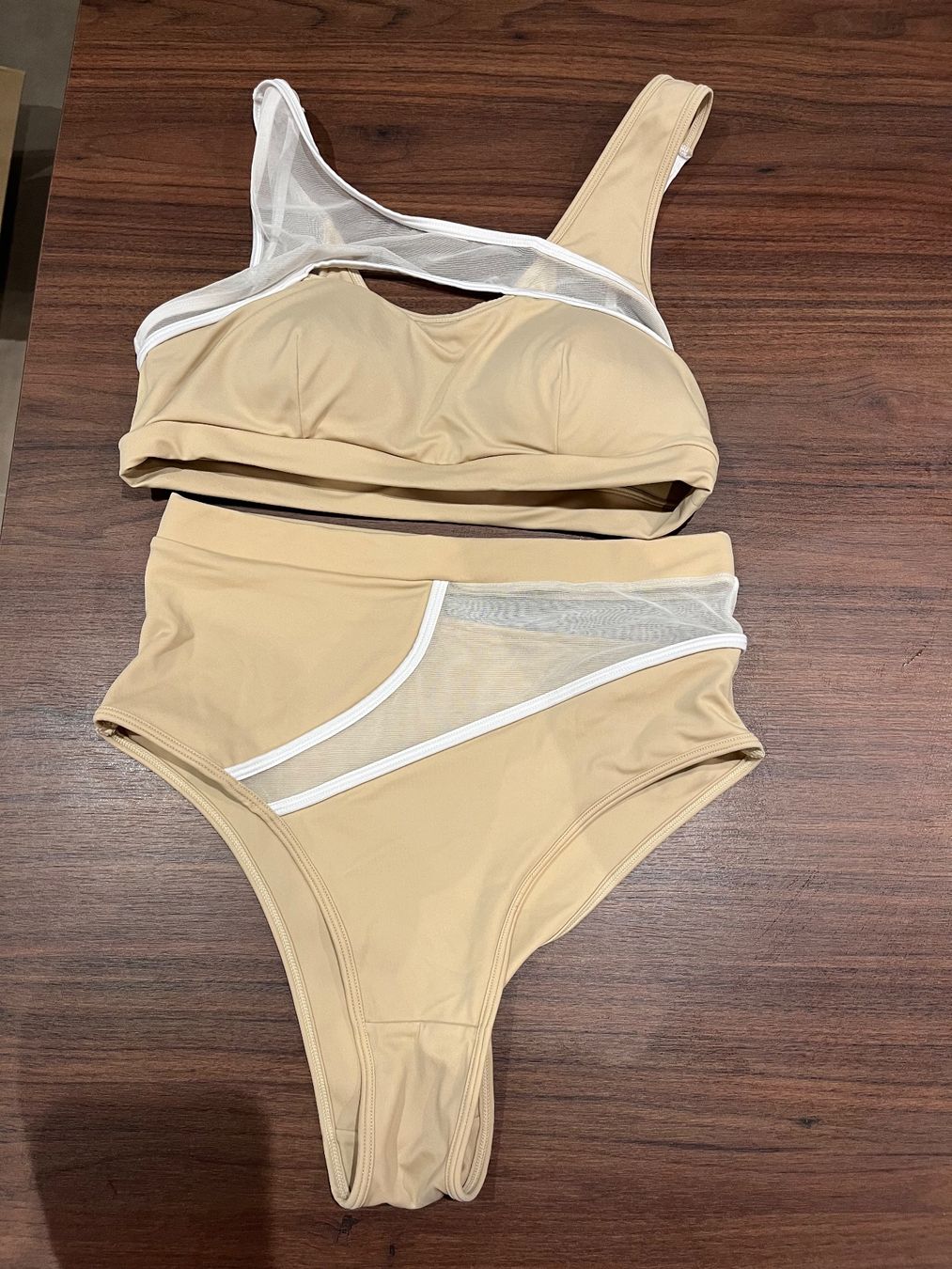 Badekleider & Bikinis: Poledance outfit mit Mesh-Einsätzen in Gr M/L – Gebraucht aus Hettlingen von NorausWinti 1