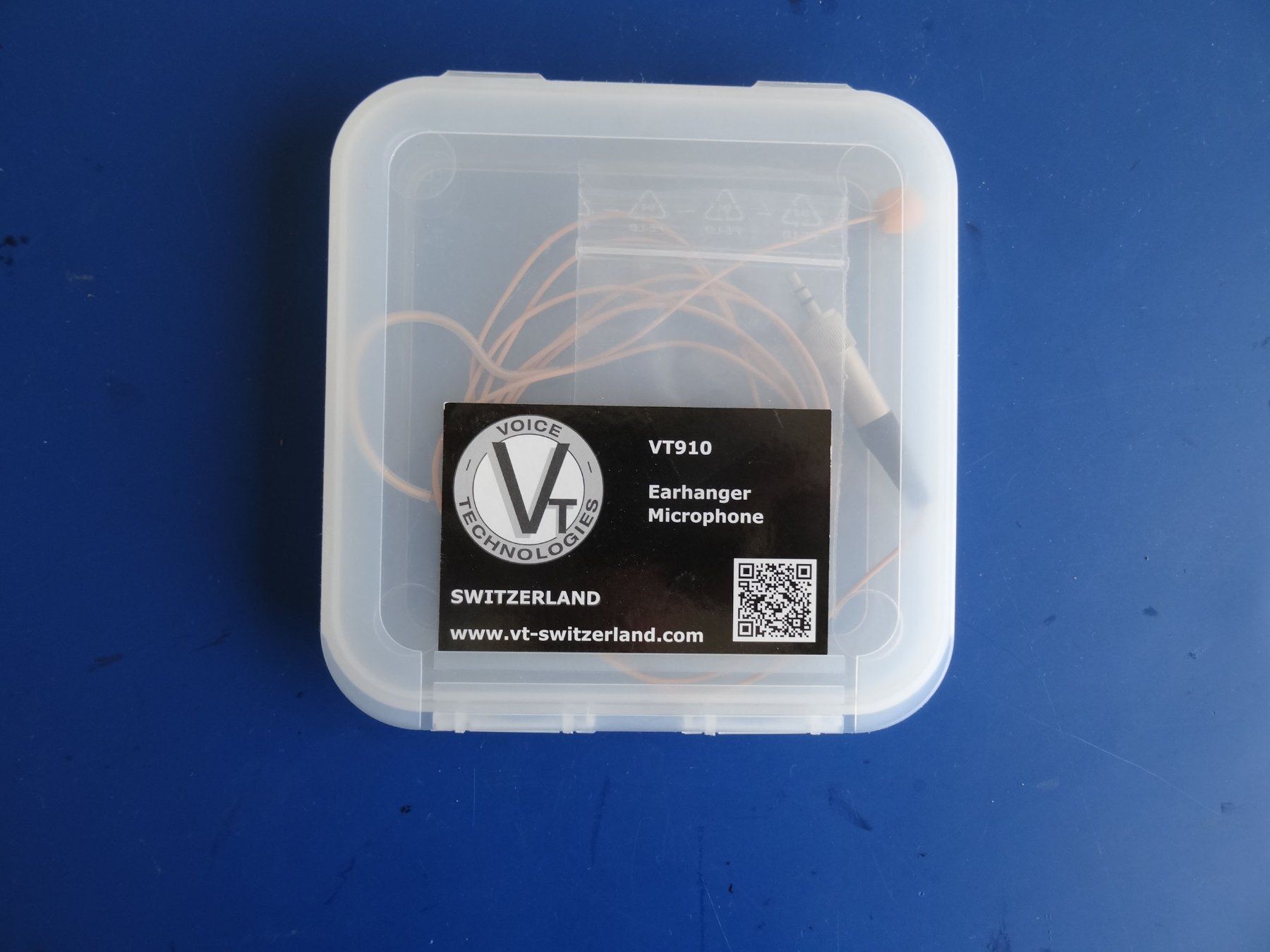 Microfoni: Voice Technologies VT910 Earhanger Kopfbügelmikrofon – Usato da Nidau venduto da Pics1 2