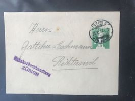 Schweiz 1913 Streifband 5Rp Tellknabe gelaufen