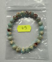 Hübsches Edelstein Armband Türkis/Rot - Sommer Schmuck!