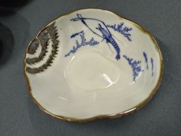 3x Japanese dish bowls