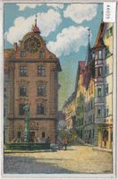 Schaffhausen - Frohnwaagturm - Litho