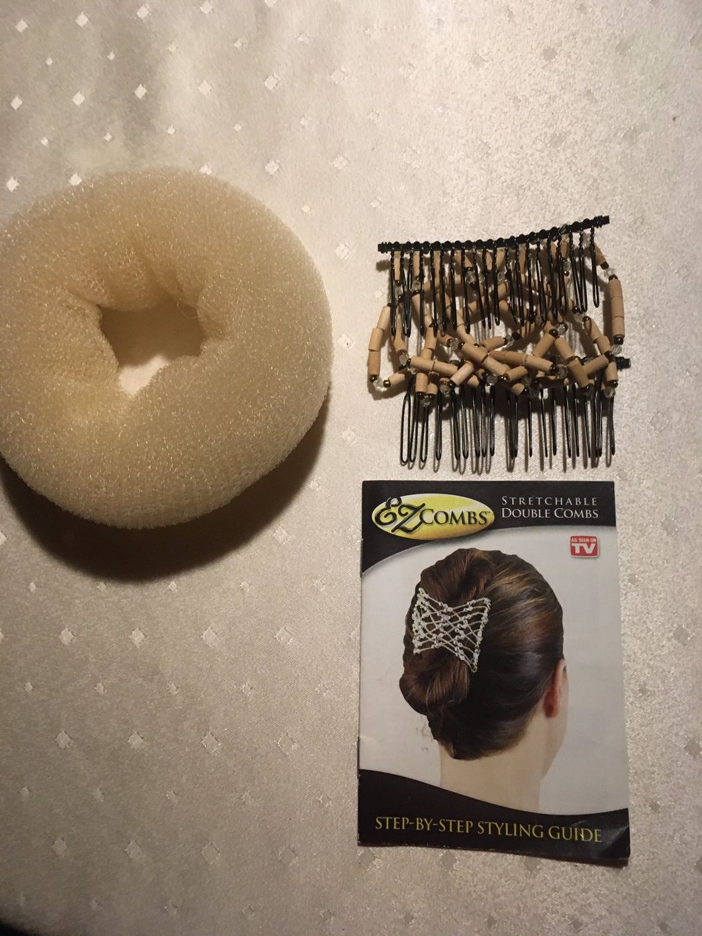 Accessori per capelli: Haarschmuck mit Anleitung und Haar Tuff im Set – Nuovo e nell'imballaggio originale da Büsingen venduto da aue_2mh6 3