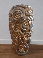 Elegante, Blumenvase mit Rosenmuster, mit Zertifikat