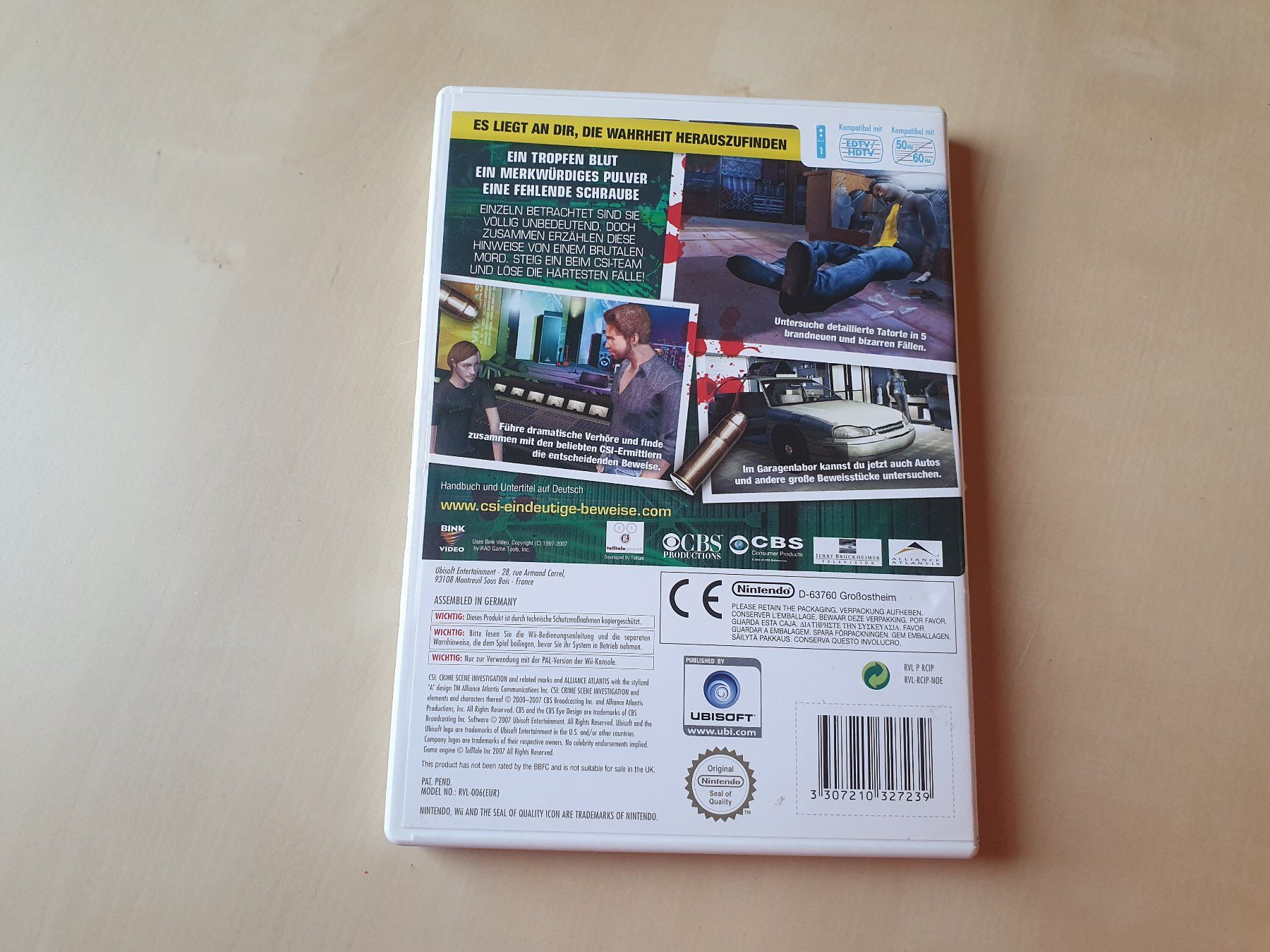 Nintendo Spiele: CSI Eindeutige Beweise – Gebraucht aus Stansstad von collectorsshop 1