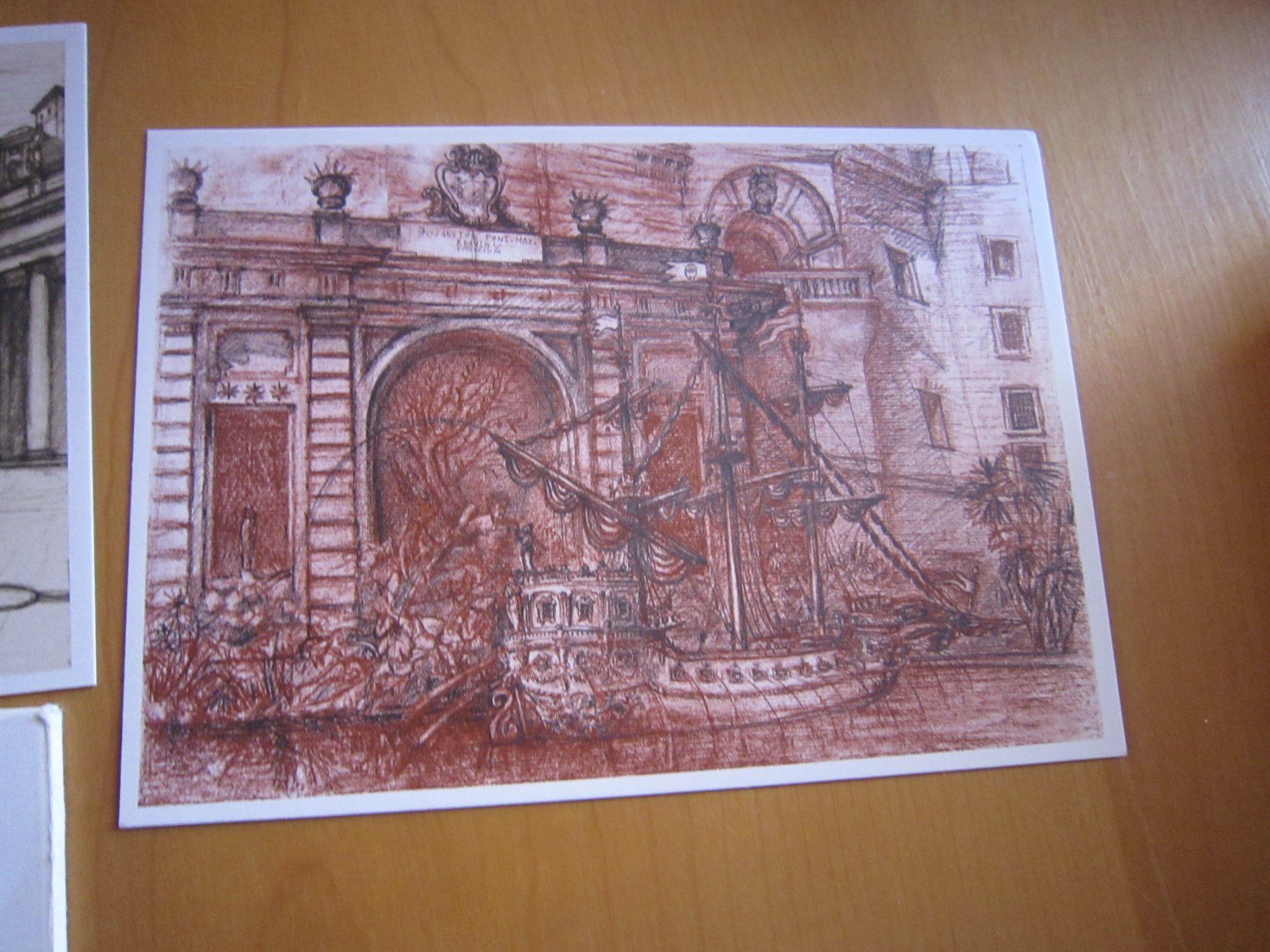 Alle Briefmarken: Vatikan 6 vedute architetture e fontane – Gebraucht aus Gordola von Polentaefung 6