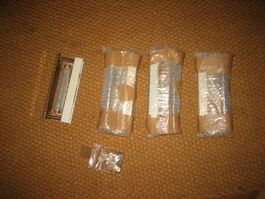 4 Wandleuchten mit Blende neuwertig