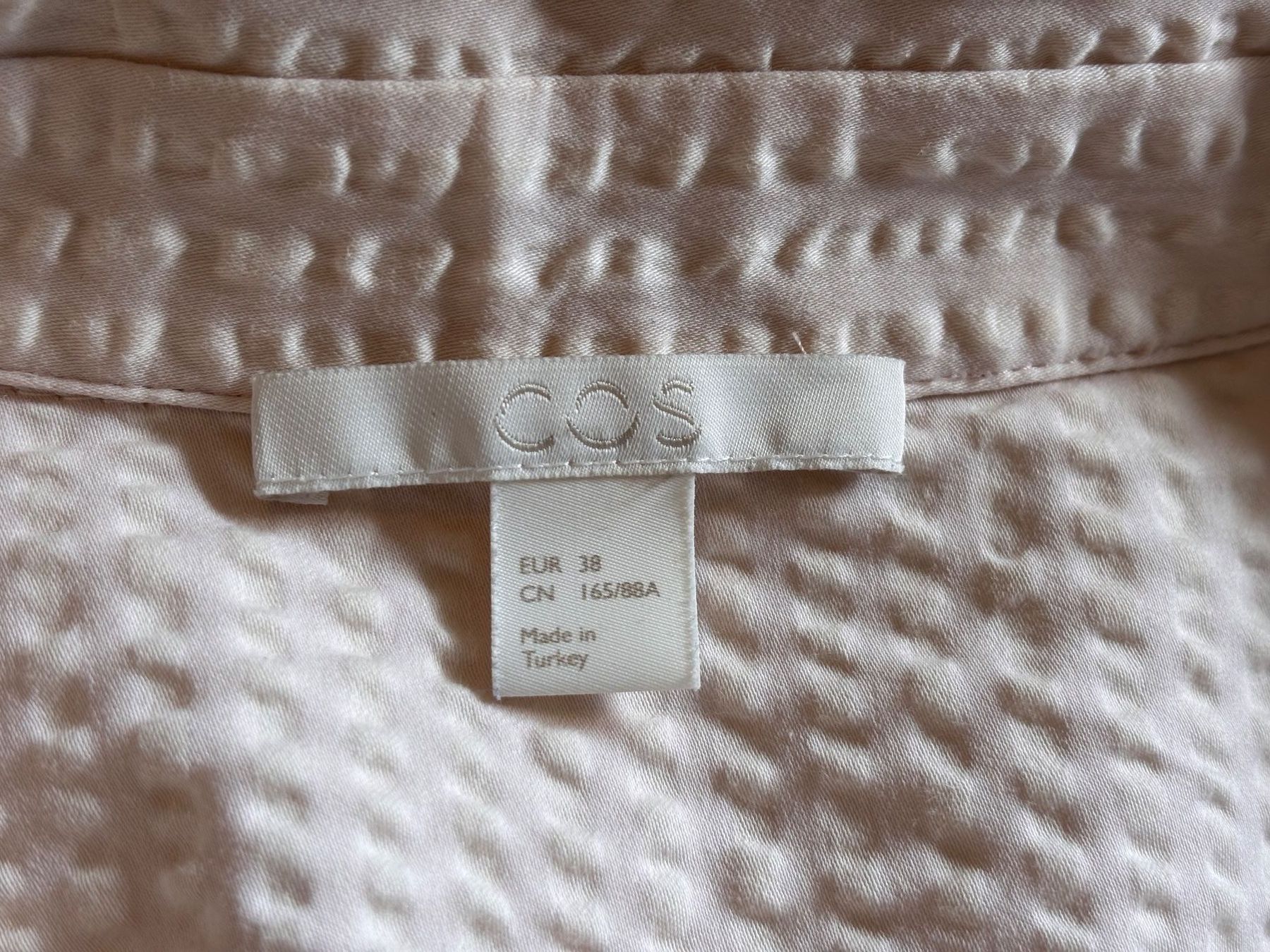 Cos Camicette: COS cremefarbene Bluse Seersucker Gr. 38 – Usato da Zürich venduto da missmodernage 5