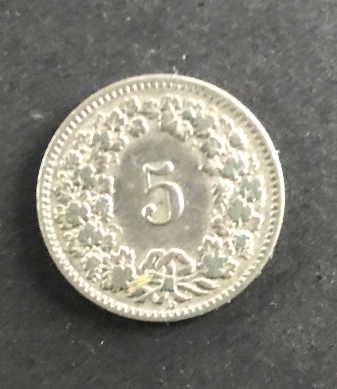 Tutti le monete: MÜNZE 5 RAPPEN VON 1893 – Usato da Ostermundigen venduto da Kari1937 1