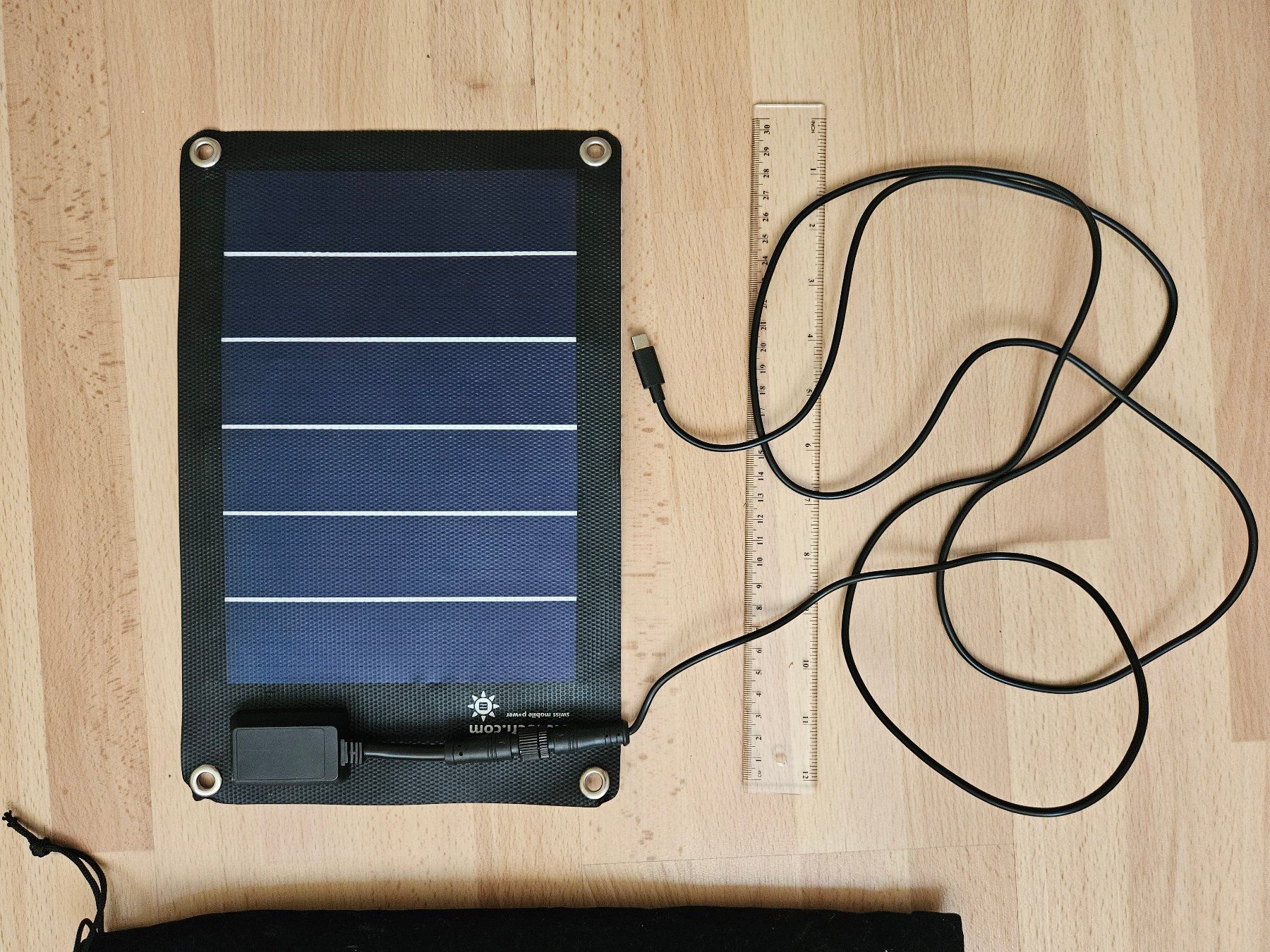 Solargeräte und Solarprodukte: Solartpanel SIStech 5W gebraucht mit USB-C – Gebraucht aus Thun von kabulos
