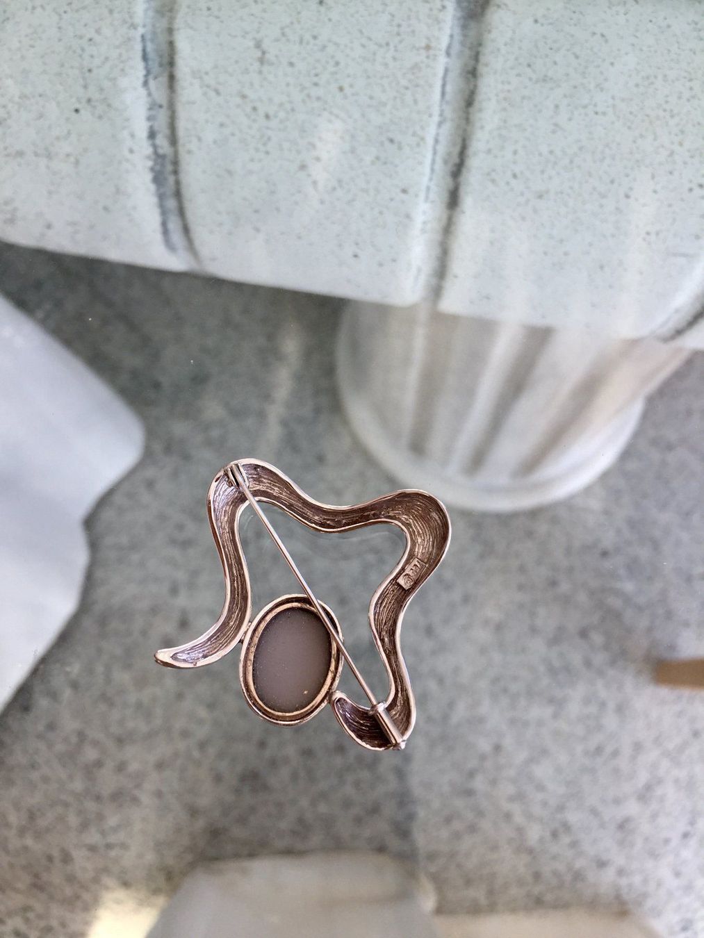 Broschen & Nadeln: WEISSGOLDBROSCHE MIT OPAL – Neu (gemäss Beschreibung) aus Eschenbach SG von Lady020 3