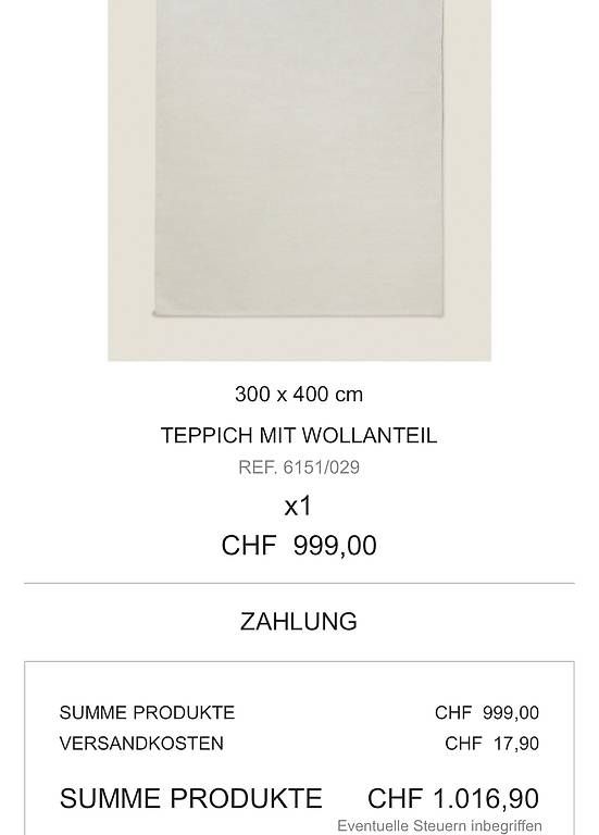 Tappeti: ZARA HOME Teppich – Usato da Wallisellen venduto da ozi97 3