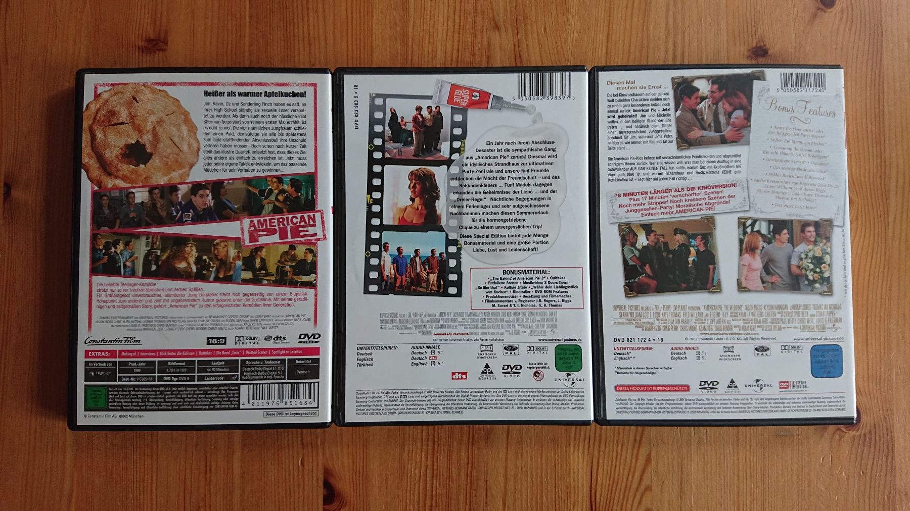 Tutti i DVDs: AMERICAN PIE 1 bis 5 auf DVD – Usato da Wilderswil venduto da Exebub 2