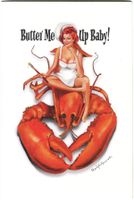 Postkarte "Pin-up"