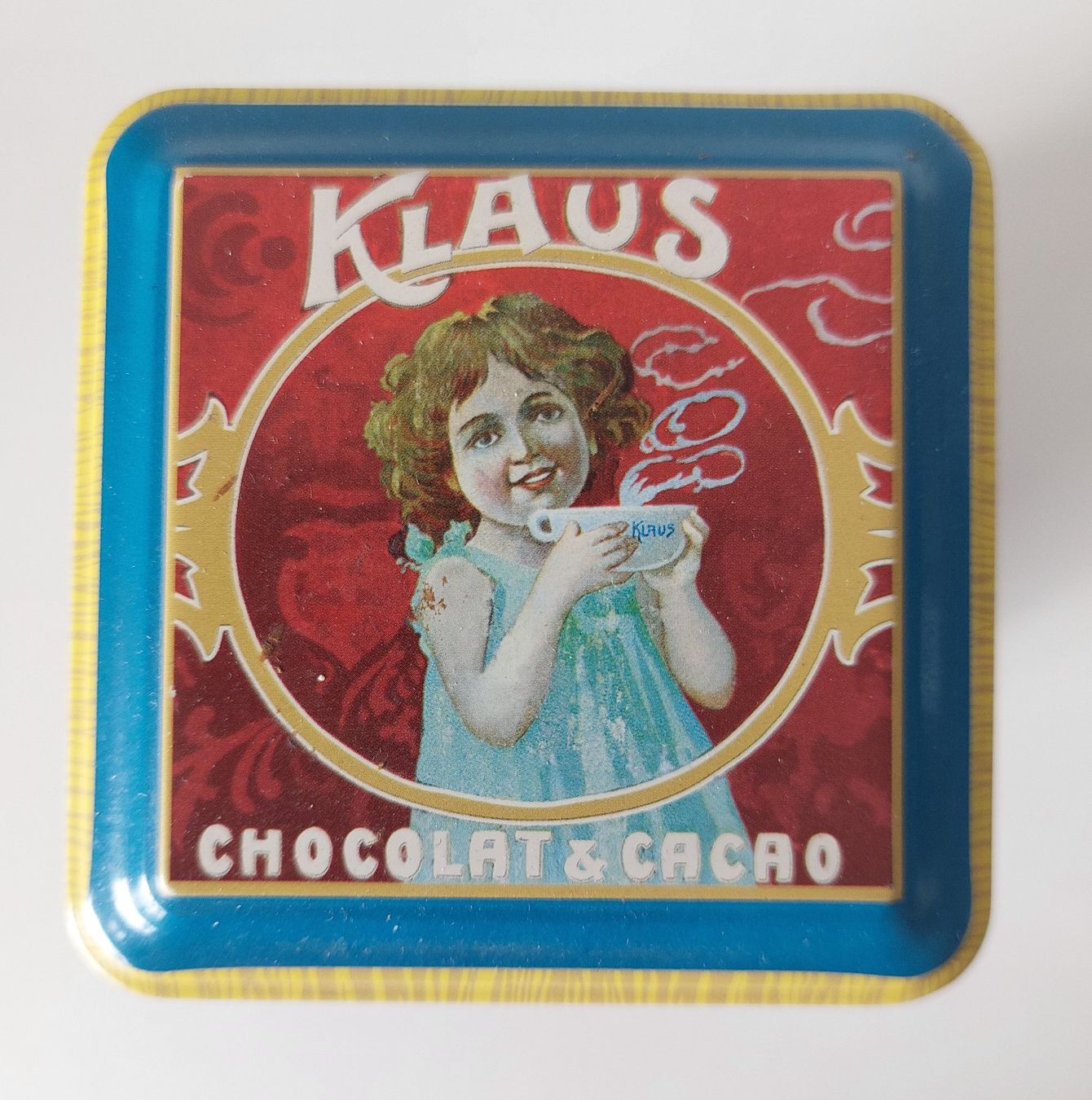 Cailler Barattoli: Blechbüchse Klaus Cacao Blechdose boite – Usato da Schenkon venduto da TG10 4