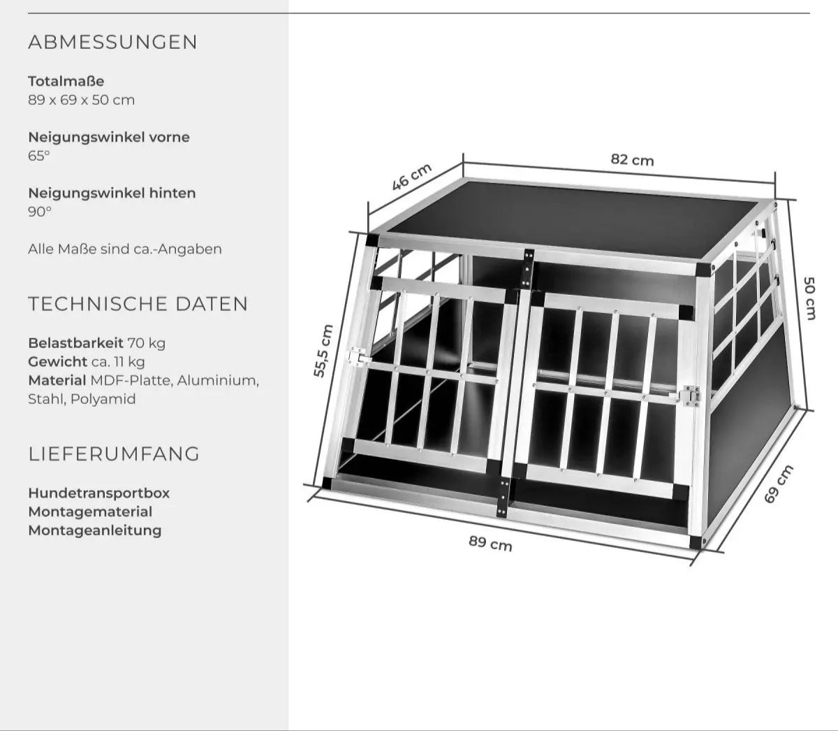 Cucce & Letti: Hundetransportbox doppel – Nuovo e nell'imballaggio originale da Bühler venduto da DealHaus_Ostschweiz 9